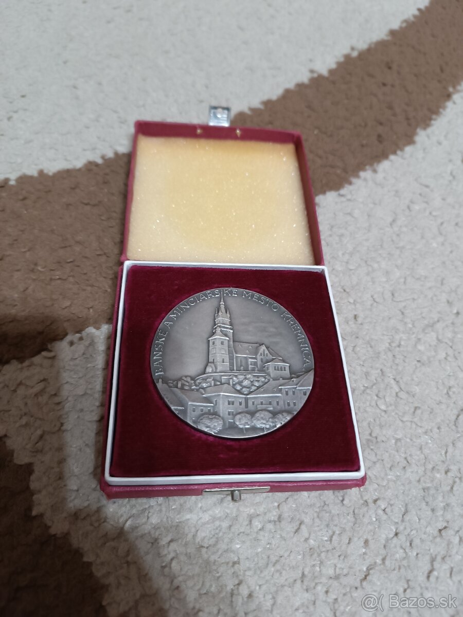 Banské a minciarske mesto Kremnica medaila