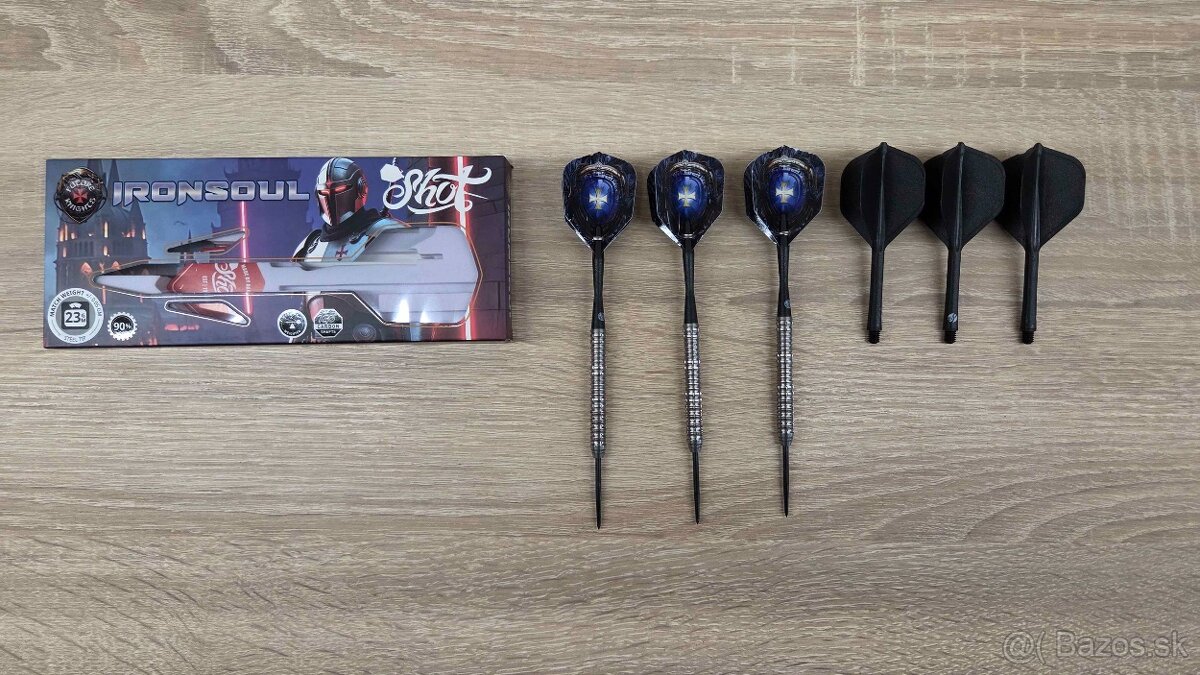 Future Knights Ironsoul Steel Tip Dart Set-90% Tungsten Barr