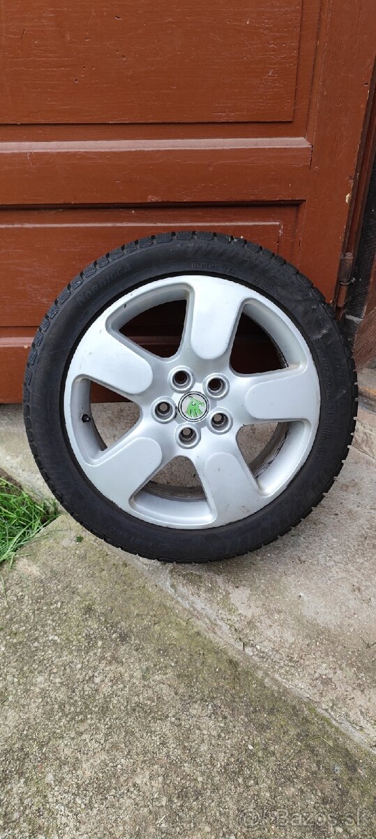 Sada kolies 225/45 r17 5x112 + zimne pneu 4ks