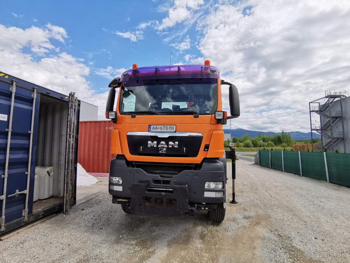 MAN TGS 28.400 - 6x4 hydrodrive a hydraulická ruka PALFINGER