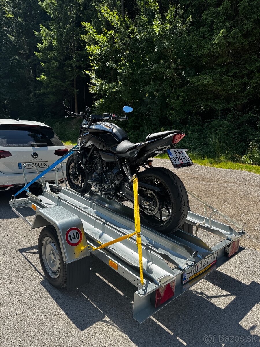 Prenájom prívesného vozíka na 3 motorky