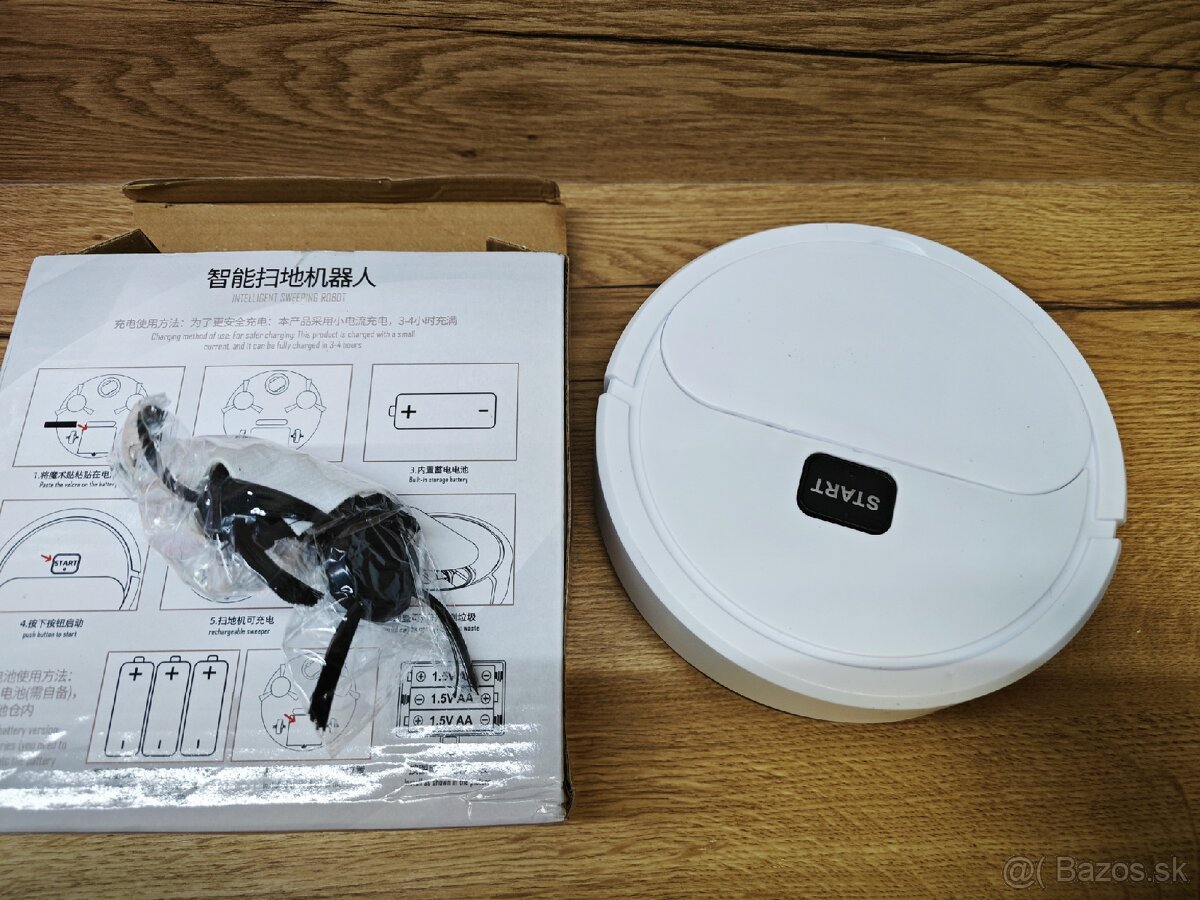 Novy mini šikovny, robotický vysávač, kompaktný