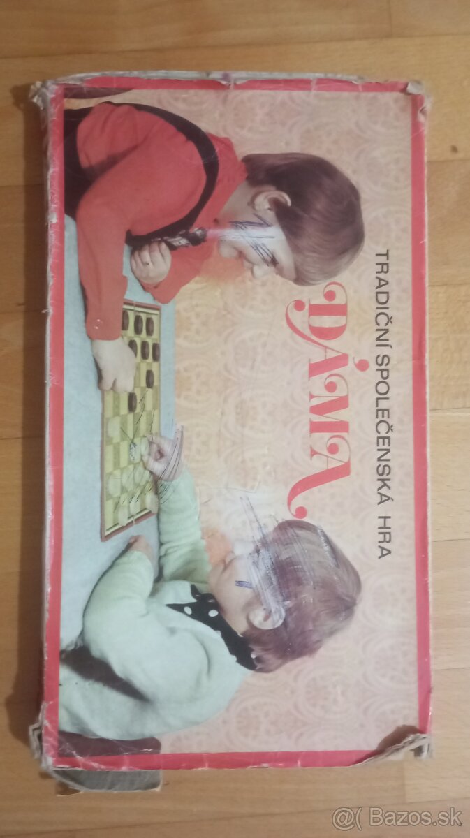 Detska retro hra DAMA