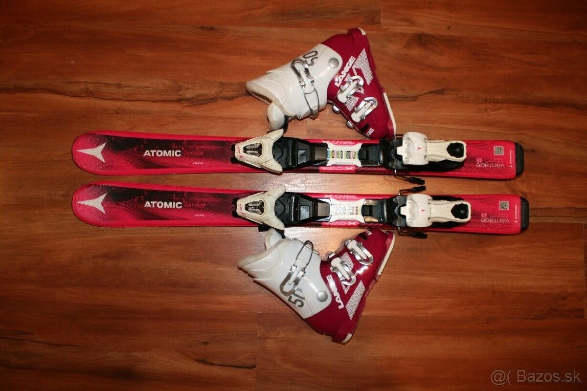 dievcenské lyže Atomic Vantage 90 cm , lyžiarky Head