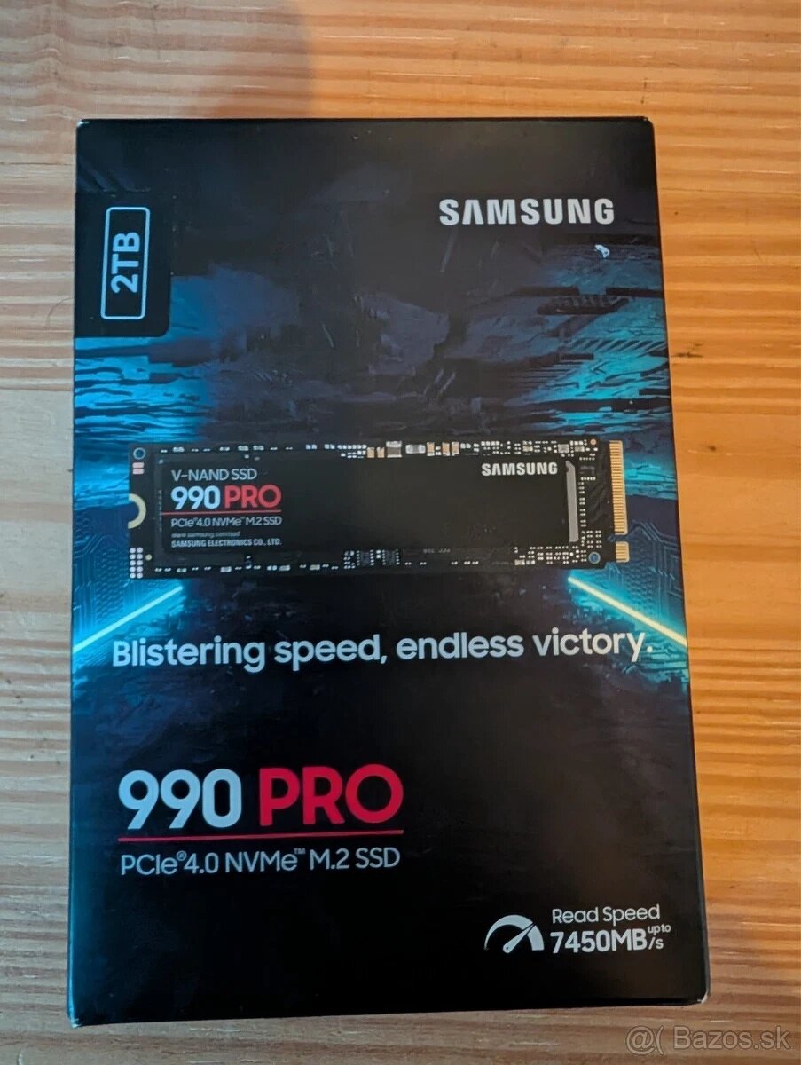 Nový SSD disk Samsung 990 PRO – 2TB NVMe