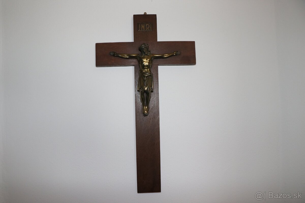 Krucifix Kříž Jezus Kristus INRI (824P)