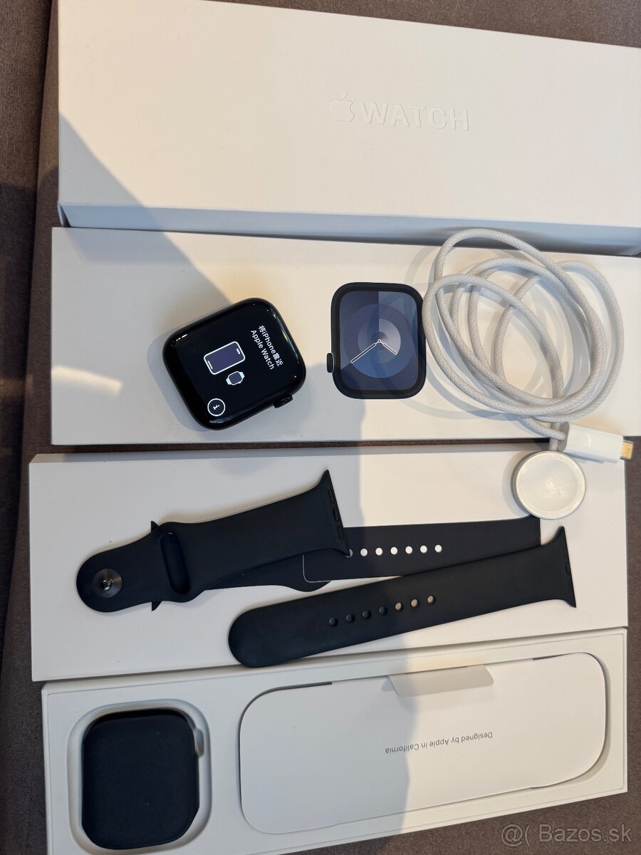 Apple Watch Series 9 GPS 45 mm Midnight aluminium Zaruka