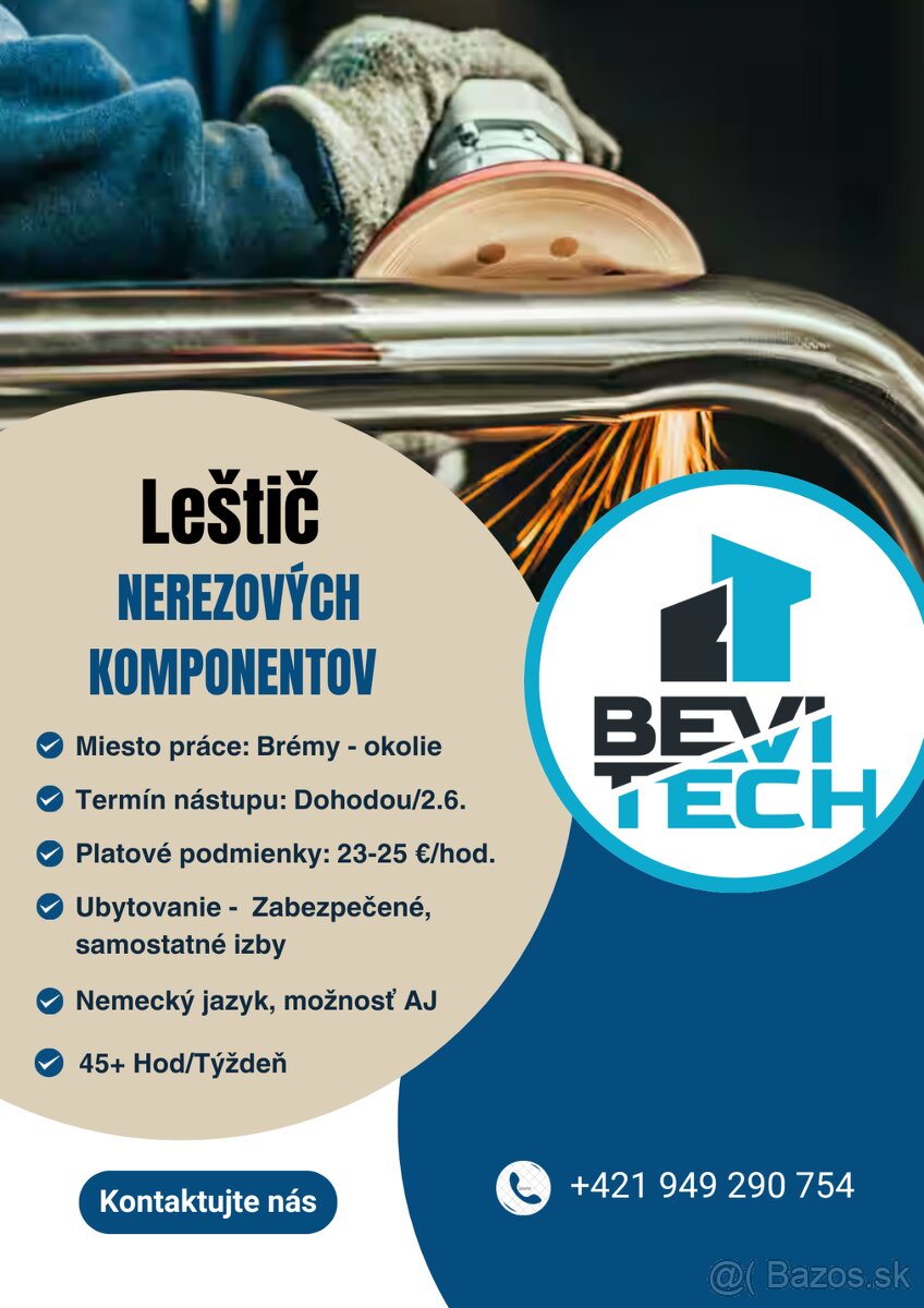 Zámočník, Leštič zábradlí - práca Nemecko