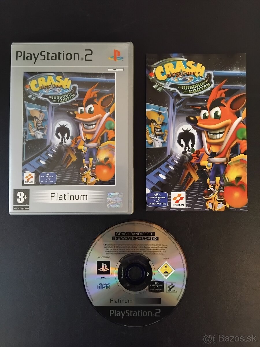 Hra pre PS2 - Crash Bandicoot The Wrath of Cortex