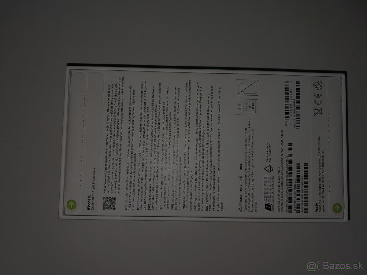 Iphone 15 128gb black