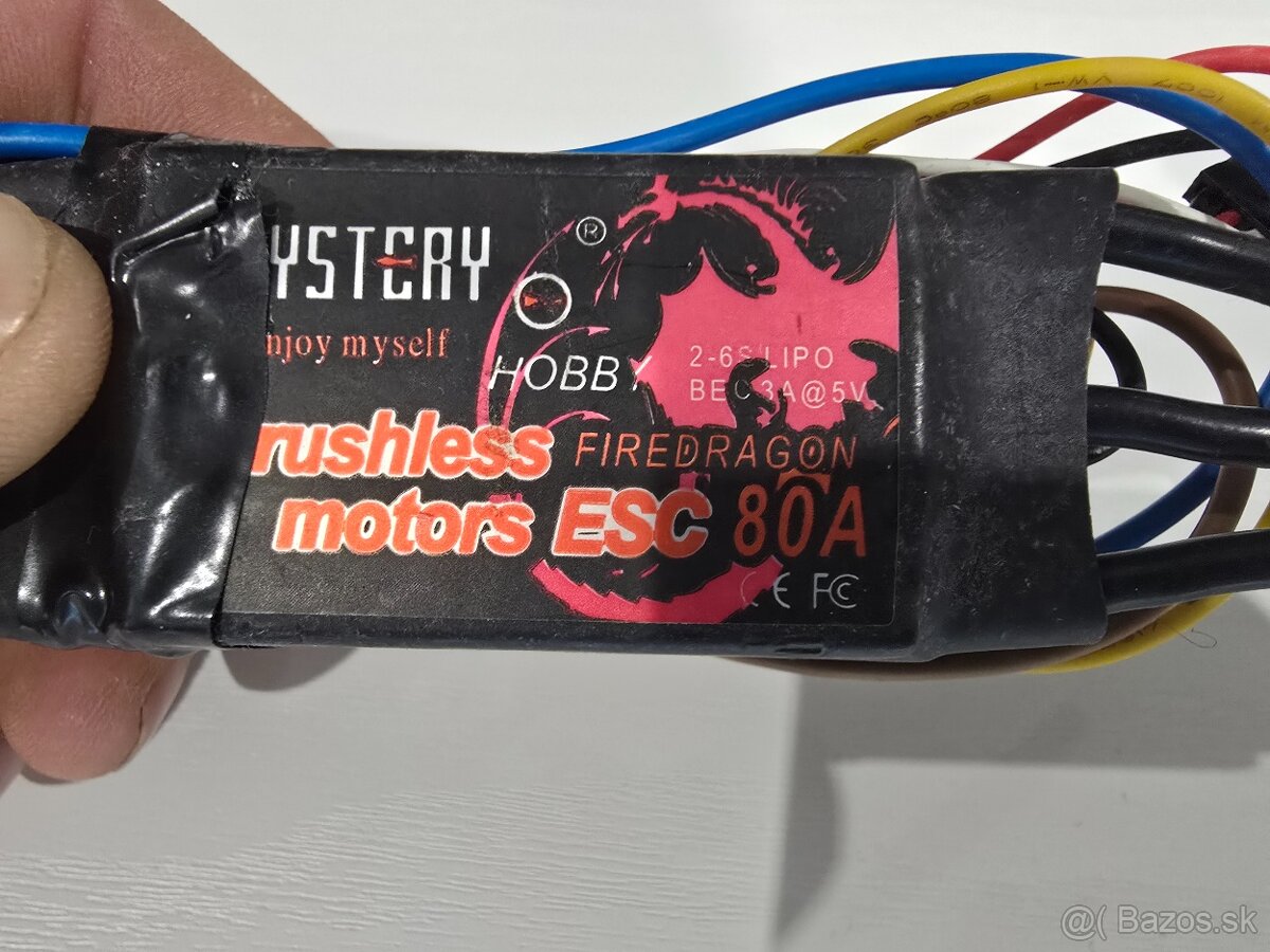 Mystert Firedragon 80A ESC kus 30e este 3 mam