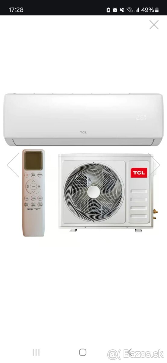 TCL 3,5 kw klimatizácia