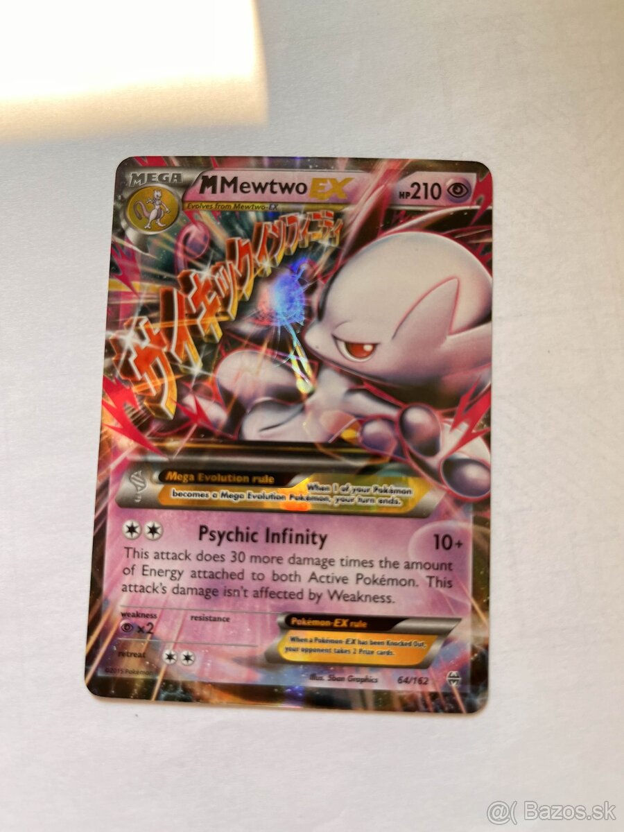 Pokémon karta - M Mewtwo Ex 64/162
