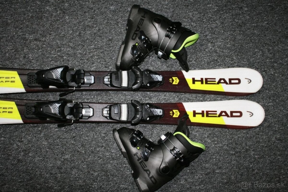 Detské lyže head 97 cm , hadia koža