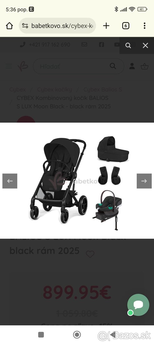 Cybex Balios S Lux 3v1
