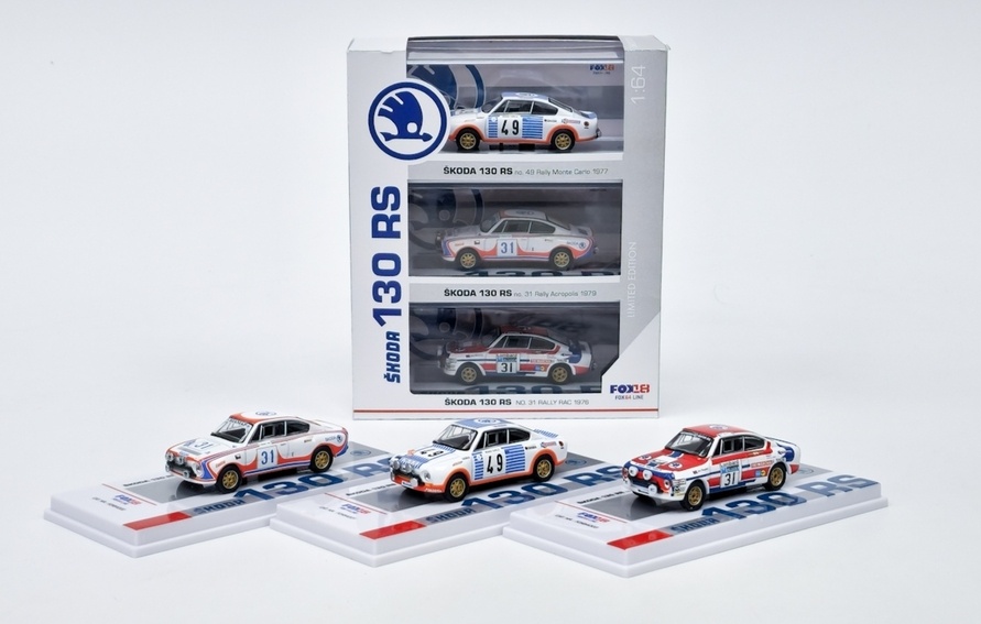 Škoda 130 RS set 1:64 FOX18