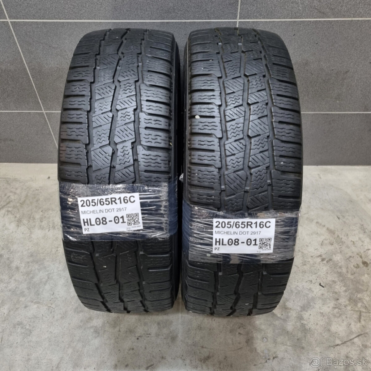 Zimné dodávkové pneumatiky 205/65 R16C MICHELIN