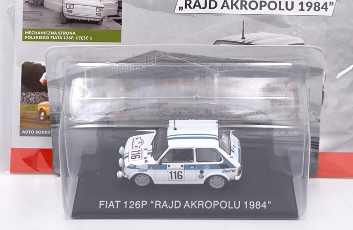 Fiat 126p Rajd Akropolu 1984 1:43