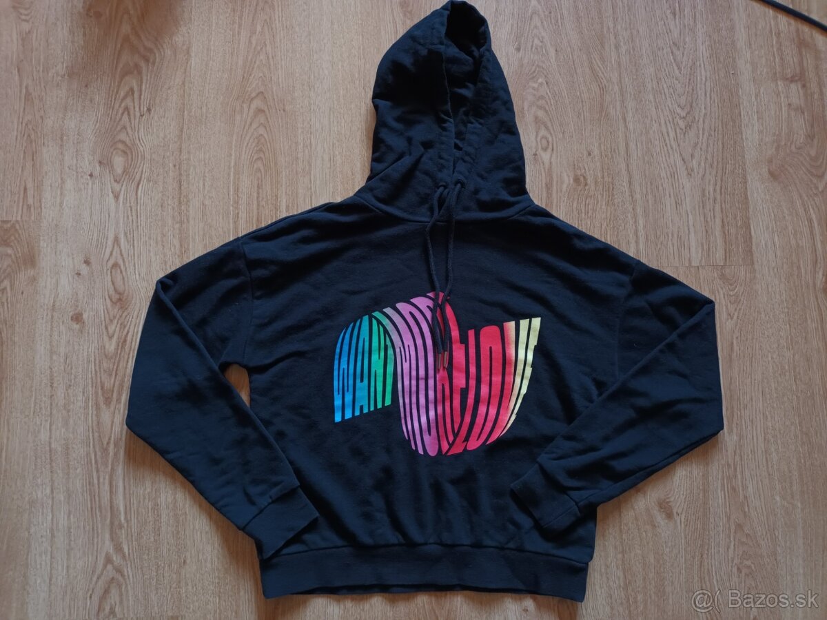 Dámska čierna mikina