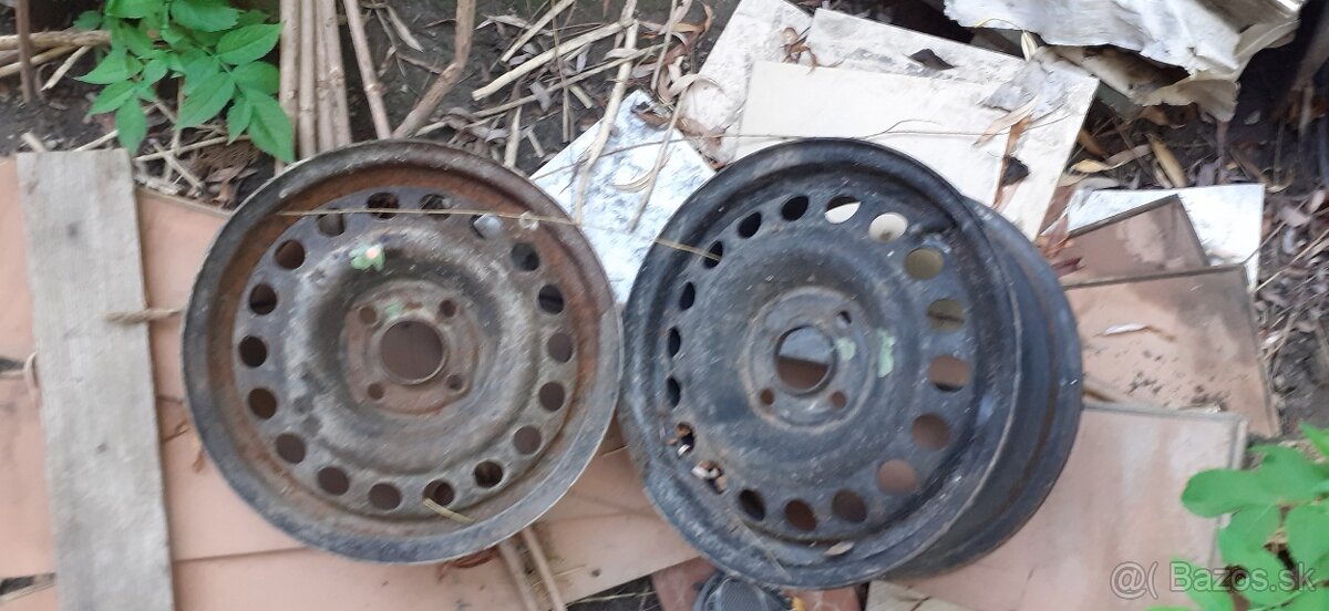 Opel Astra, disky, 4x100, 14" + 15", oceľové,  5 Eur za ku