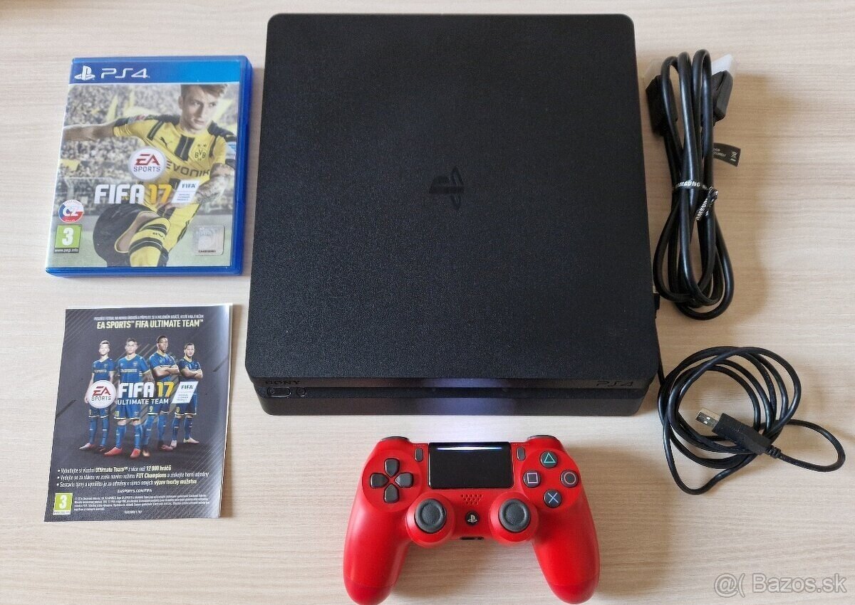 Herná konzola Sony PlayStation 4 Slim 500gb + hra + kabeláž