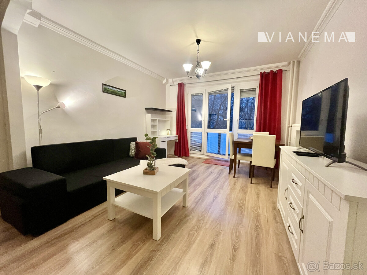 IBA U NÁS Na prenájom 2,5 izbový byt, balkón, Račianska-BA