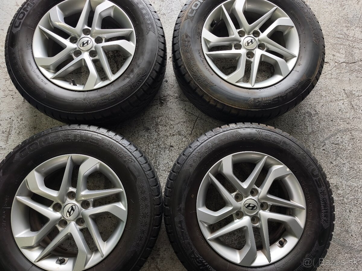 Alu disky 5x114,3 r16 na Hyundai Tuscon pneu 215/70 r16