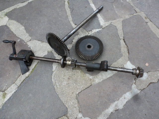 Uhlový prevod 3:1 opačne.