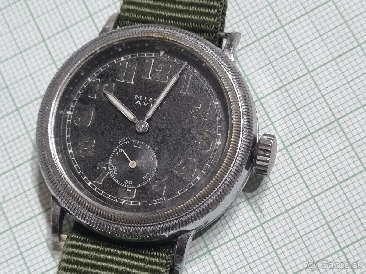Vojenské,pilotné hodinky,Mimo Avia.