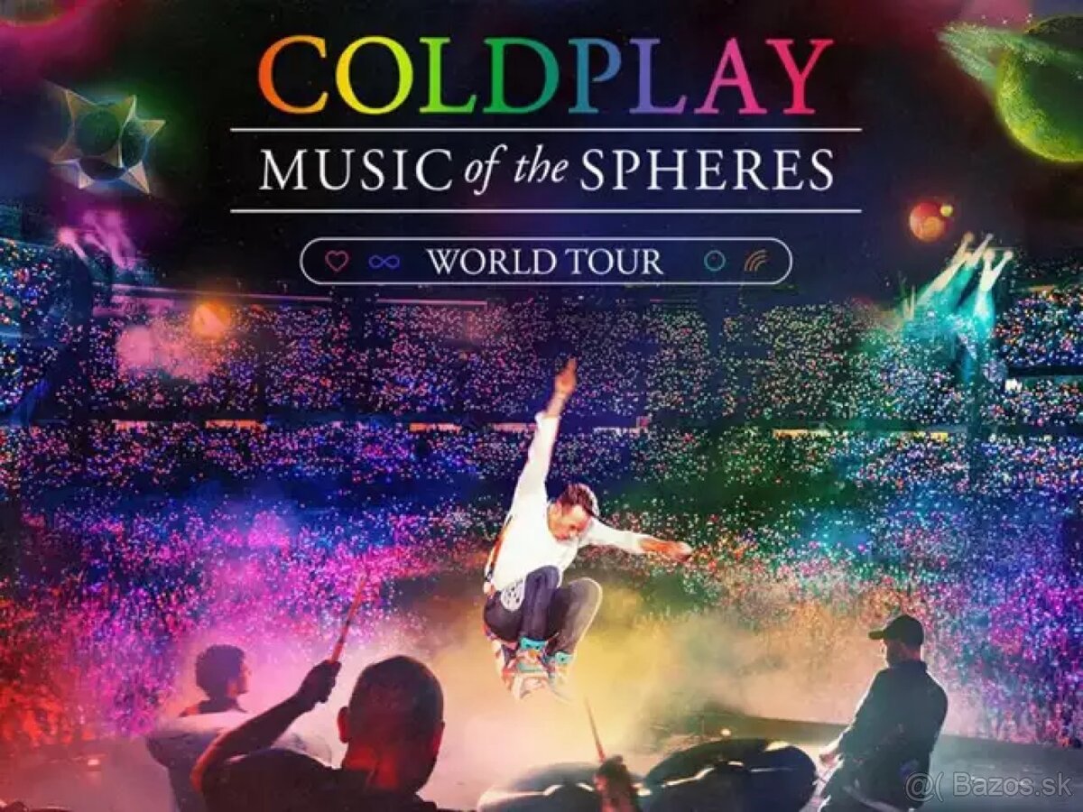 Coldplay 21.08 Viedeň 2x lístok