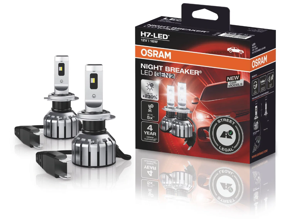 1x Osram Night Breaker LED H7 GEN2