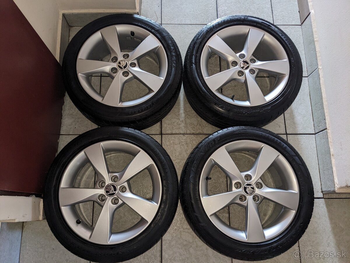 Kolesa 16 5x100 Skoda Fabia Rapid 215/45:16