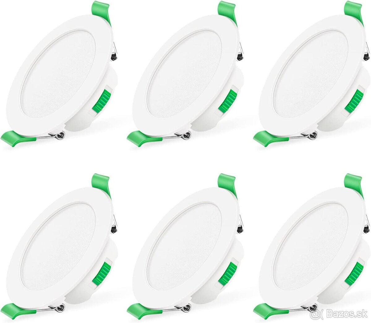 4ks - Zapustené reflektory ALUSSO LED 230V 7W 550lm
