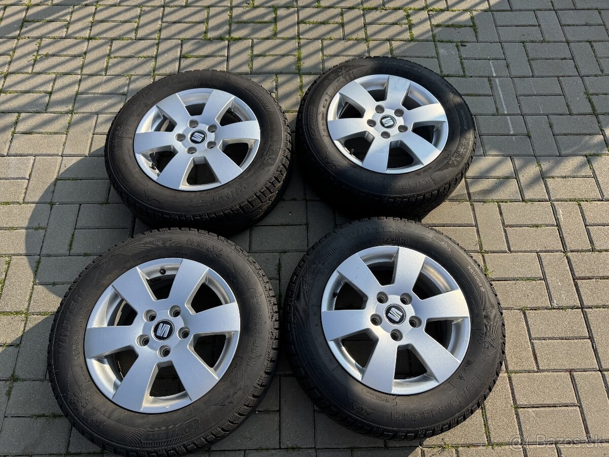 15'' ALU 5x112 | 6J x 15H2 ET47 + zimné pneu