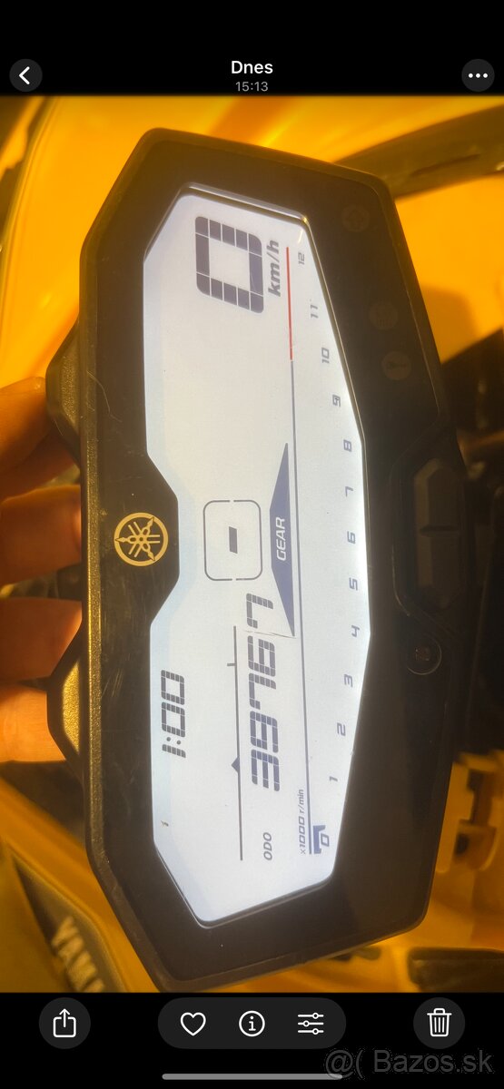 Predám tachometer na mt07