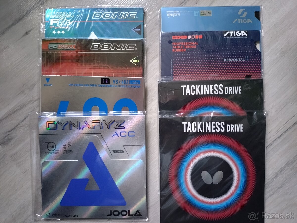 Predám nové poťahy na stolný tenis