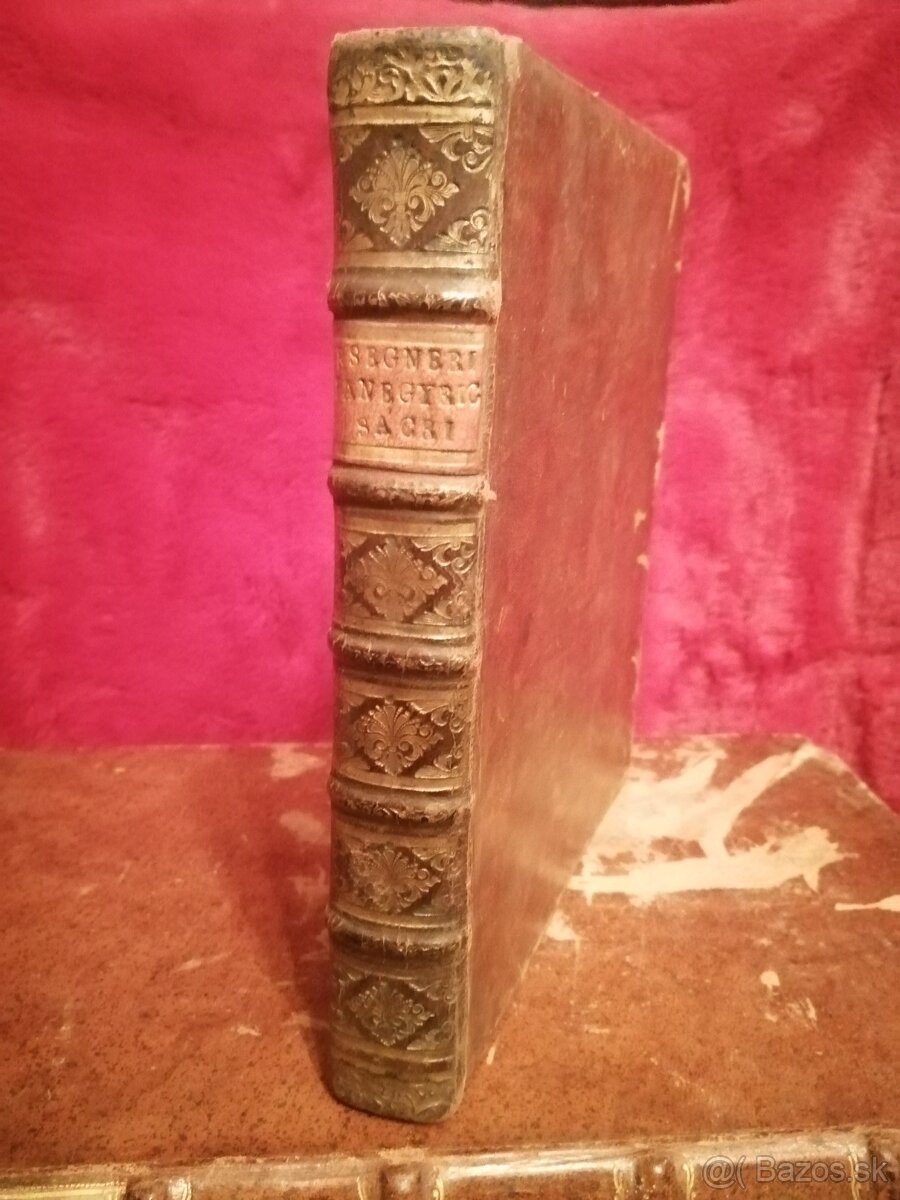 Stará vzácna kniha Segneri 1750 dobrý stav