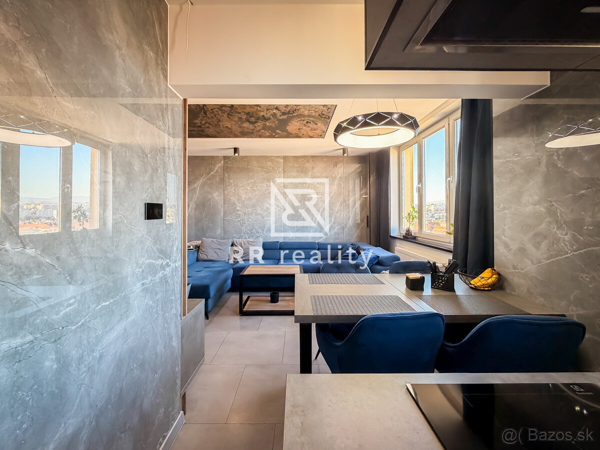 Zariadený luxusný 3-izbový byt po kompletnej rekonštrukcii