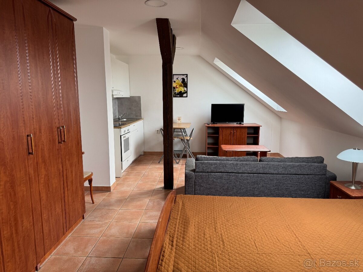 Podkrovný 1 izbový apartmán v centre