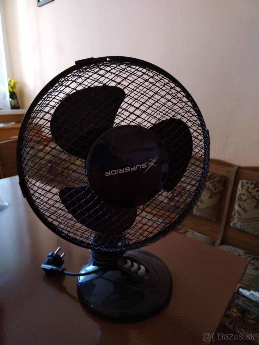 Predam stolovy ventilator Superior, 30W, 3 stupne rychlosti