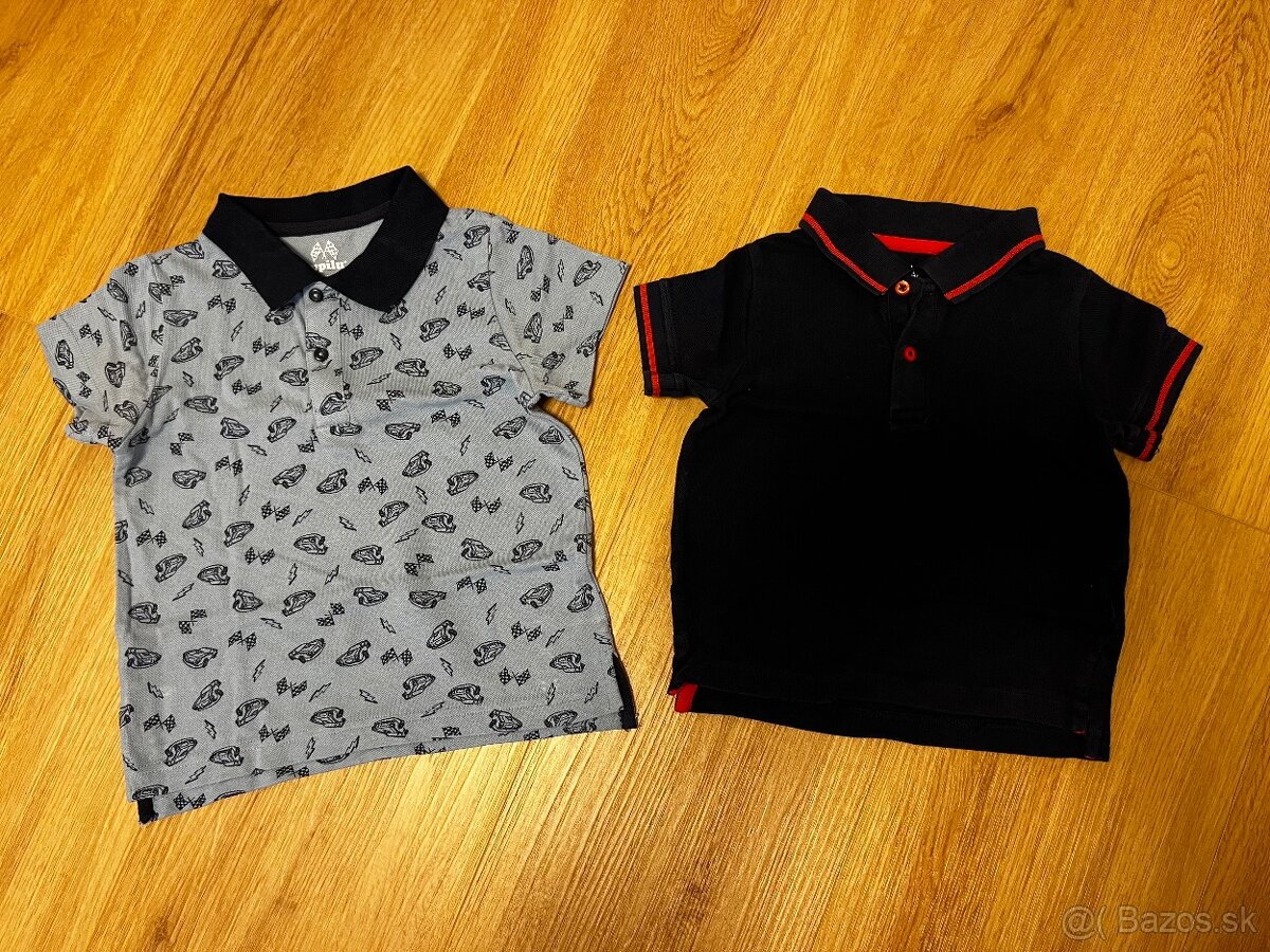 Chlapčenské polo tričká Lupilu, vel.98/104
