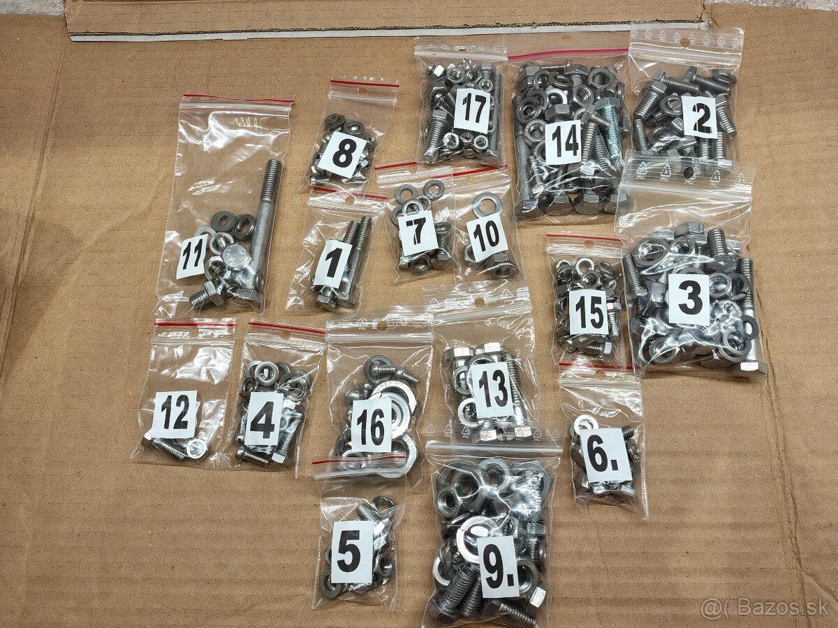 Sada skrutiek Jawa 175, 250, 350 , Pionýr, Mustang , Simson