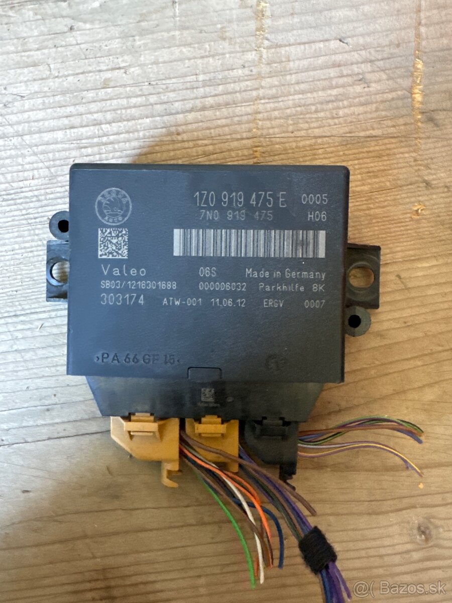 Řídící jednotka parkovacího asistenta Škoda