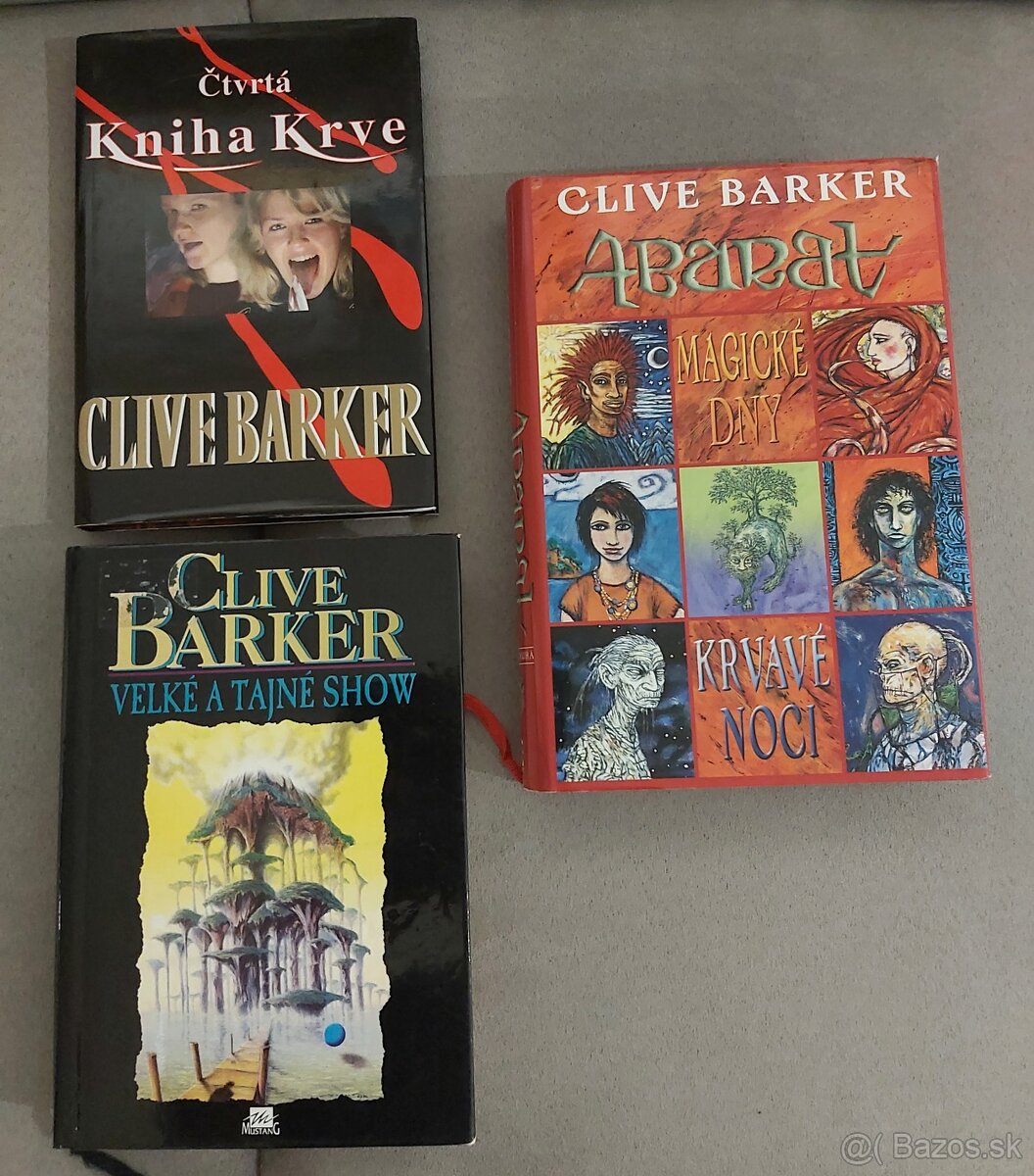 3x Clive Barker