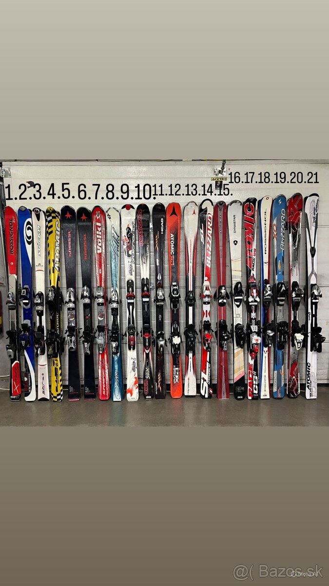 VYPREDAJ Lyže 160 - 169cm