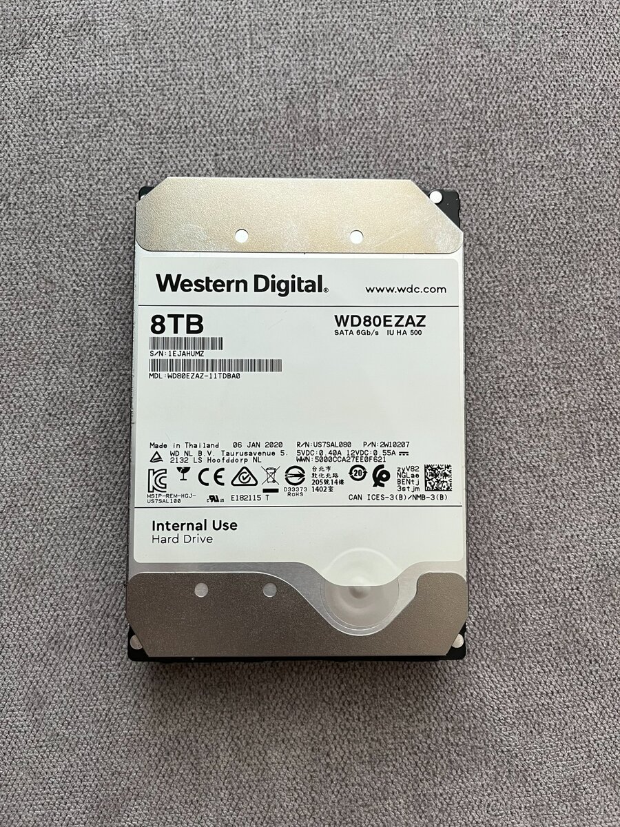 3,5" HDD Western Digital 8TB