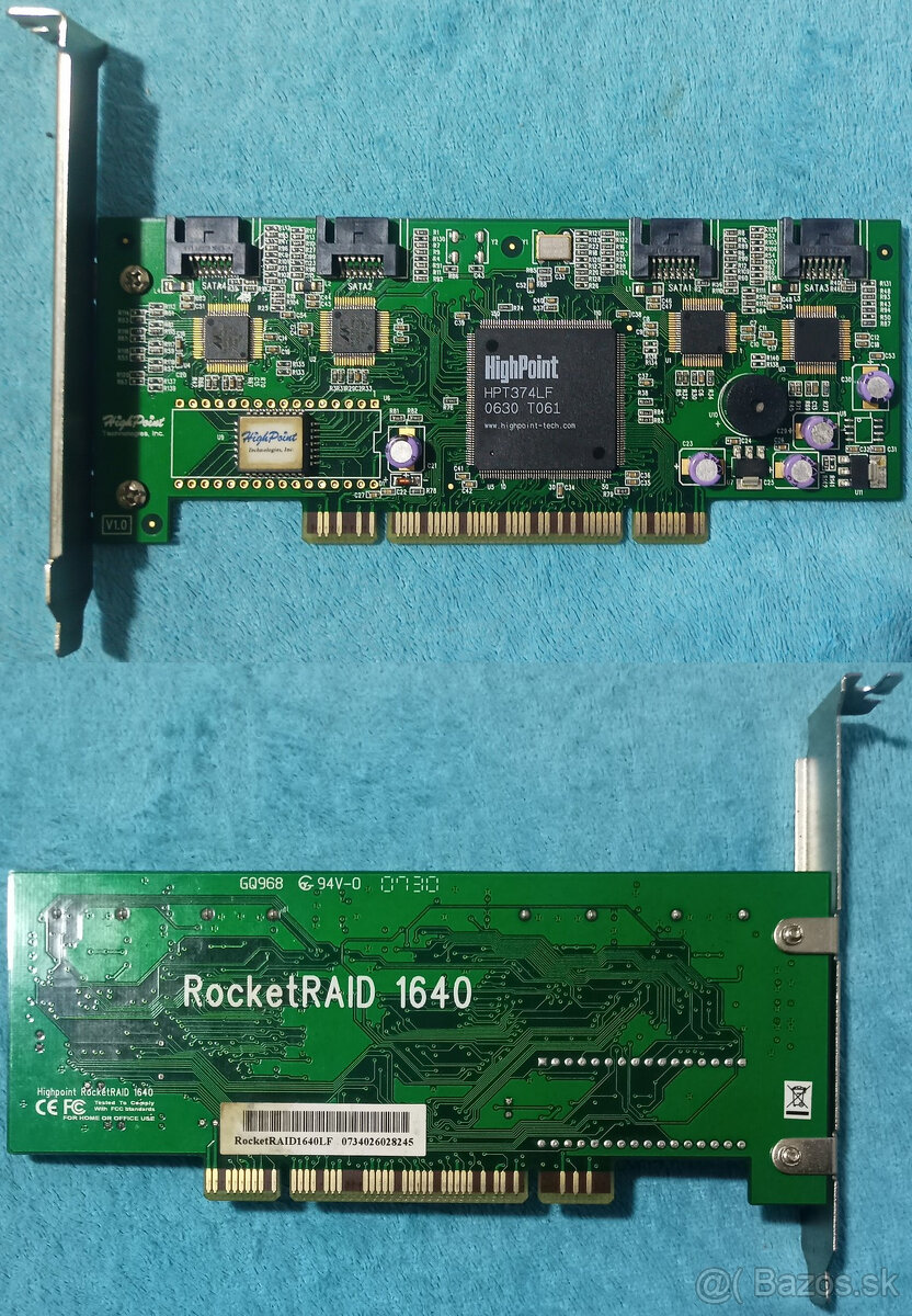 Staršie testované PCI karty