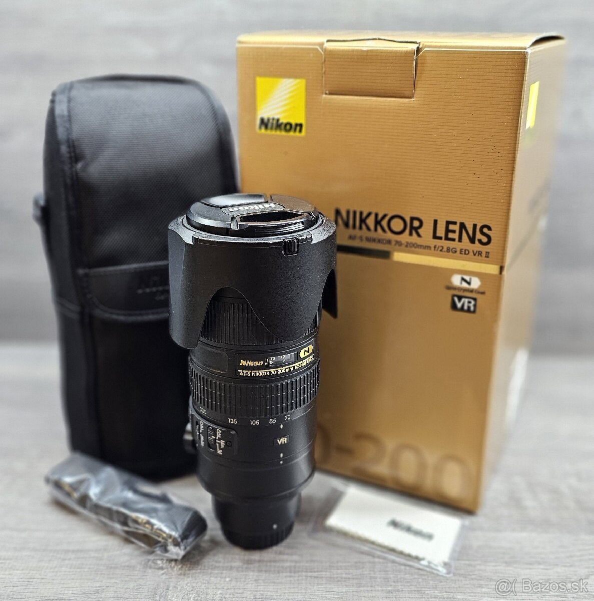predám objektív Nikkor AF-S 70-200 f2.8 GII ED VR, Nikon F