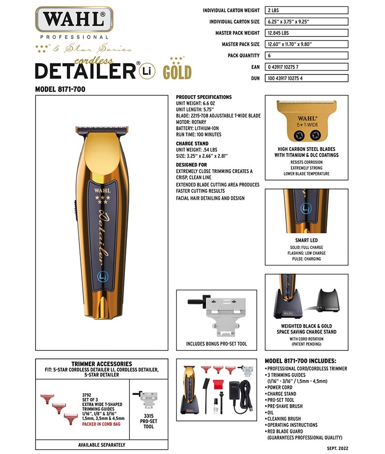 Wahl Gold Detailer Cordless