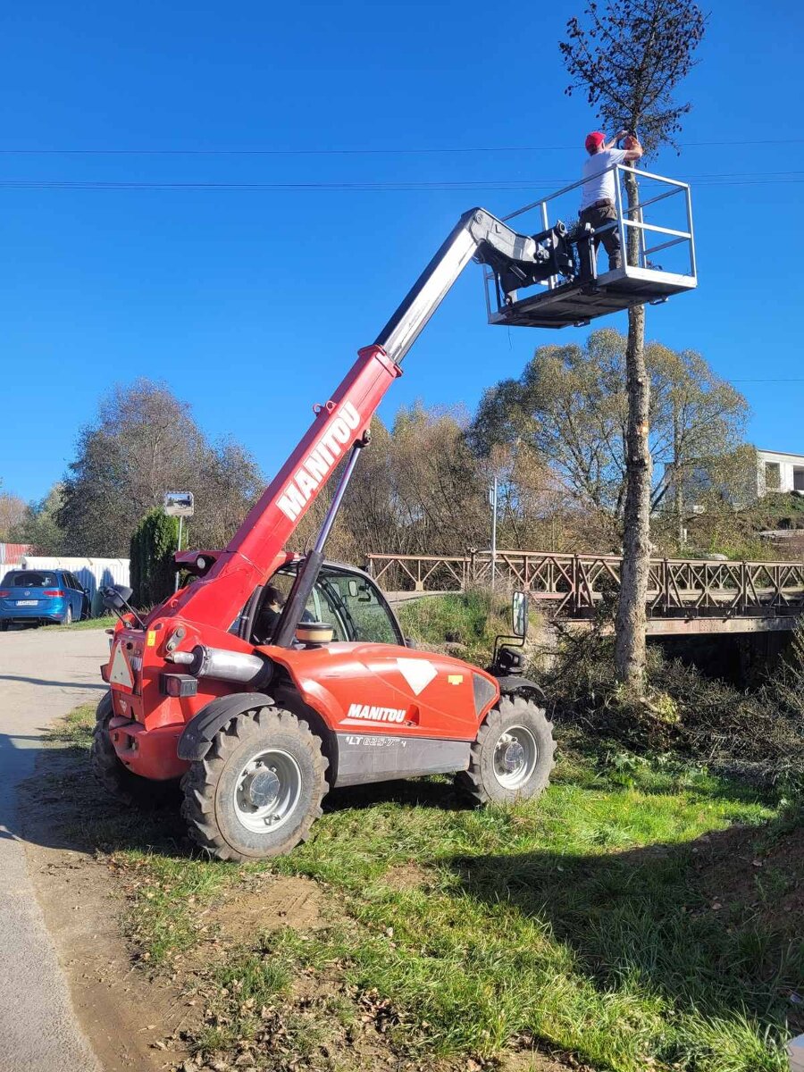 Manipulačné a planierovacie práce - Teleskopický nakladač